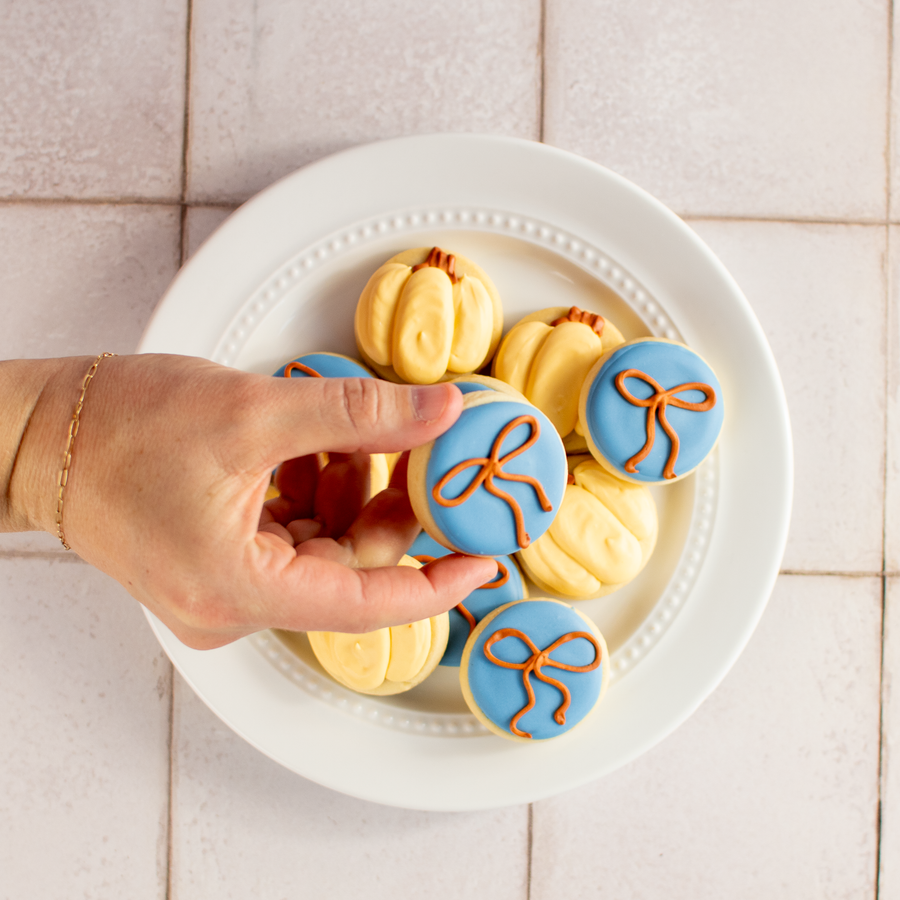 Thanksgiving Mini Royal Iced Cookies