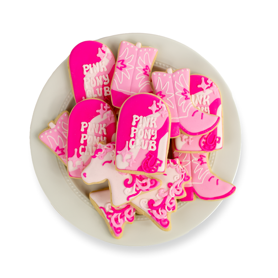 Pink Pony Club Royal Iced Cookie Set