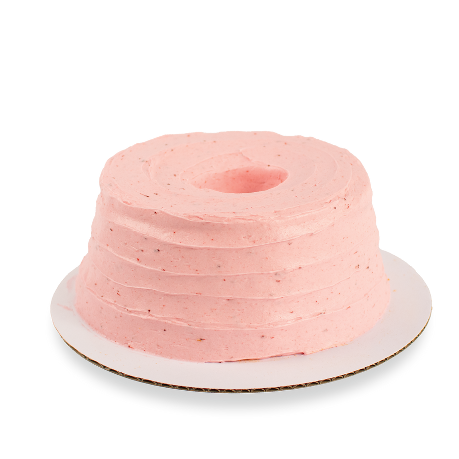 Strawberry Angel Food Cake