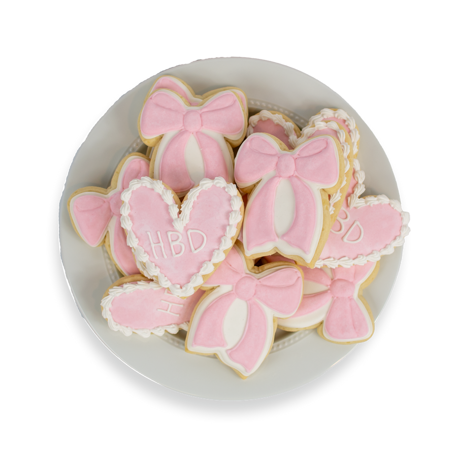Coquette Birthday Royal Iced Cookie Set