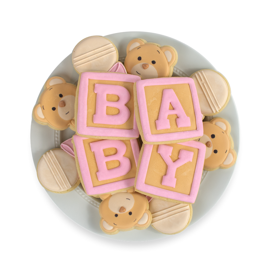 Teddy Bear Royal Iced Cookie Set