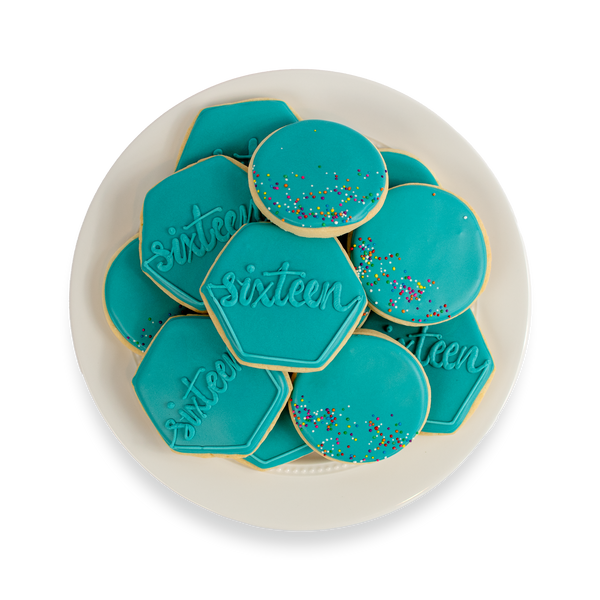 Birthday Sprinkle Royal Iced Cookie Set
