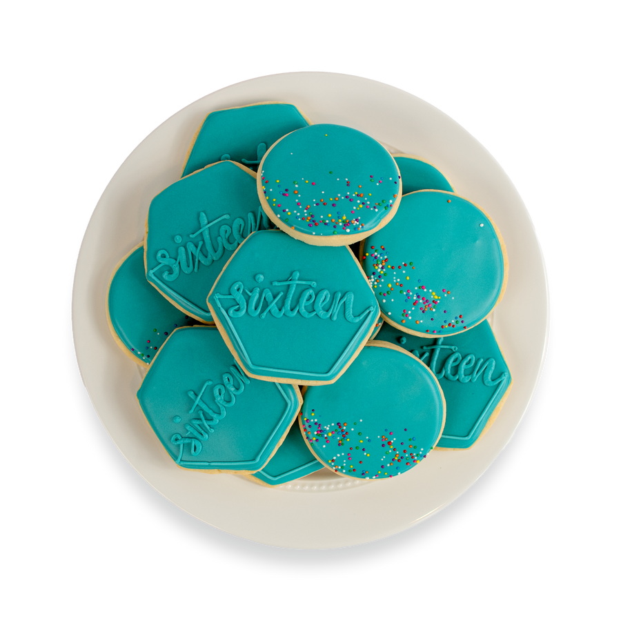 Birthday Sprinkle Royal Iced Cookie Set