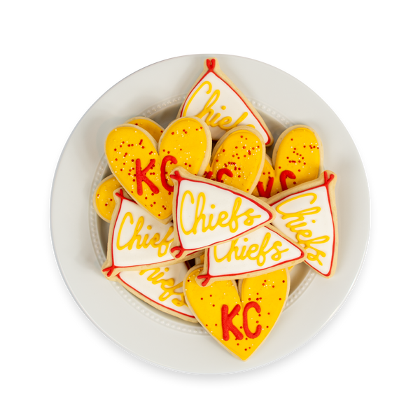 KC Chiefs Royal Iced Cookie Set