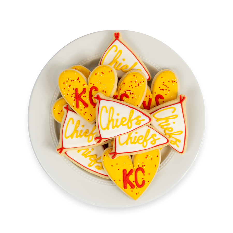 KC Chiefs Royal Iced Cookie Set