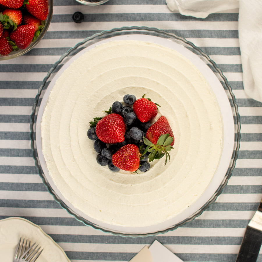 Berries + Cream Cake
