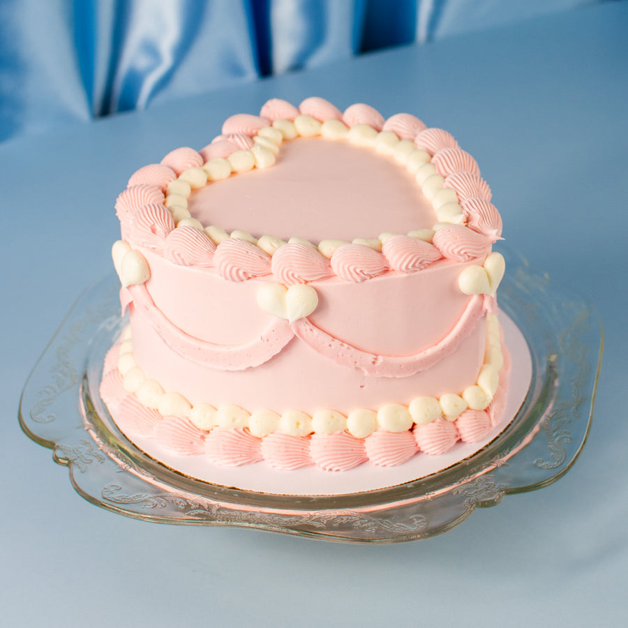Heart Lambeth Cake