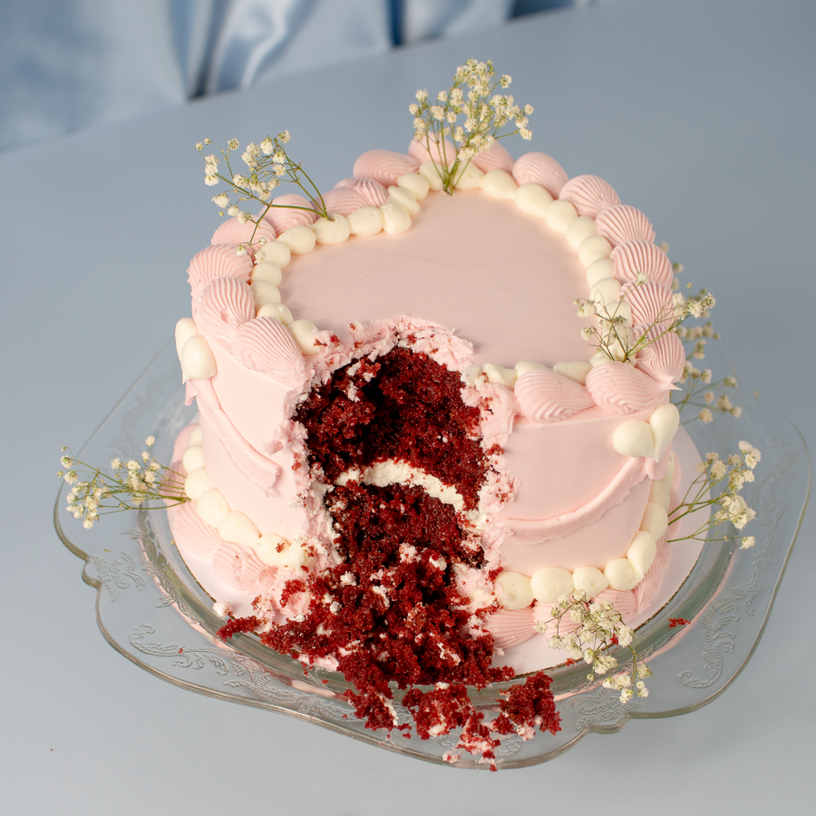Heart Lambeth Cake
