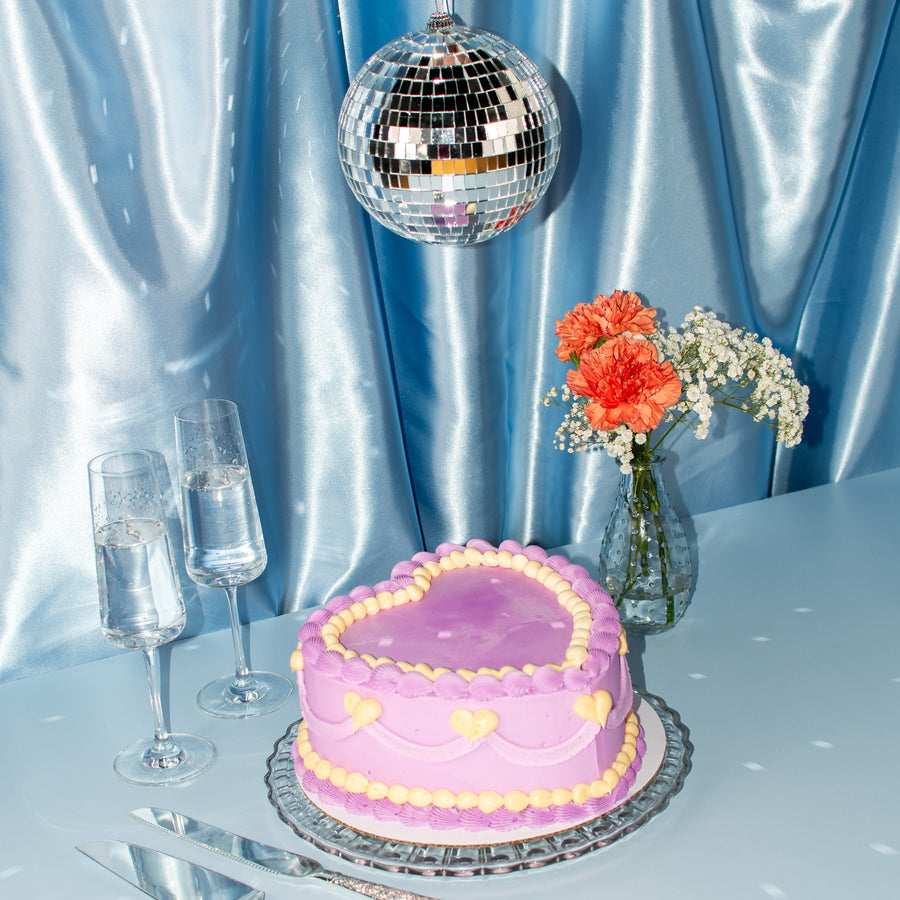 Heart Lambeth Cake
