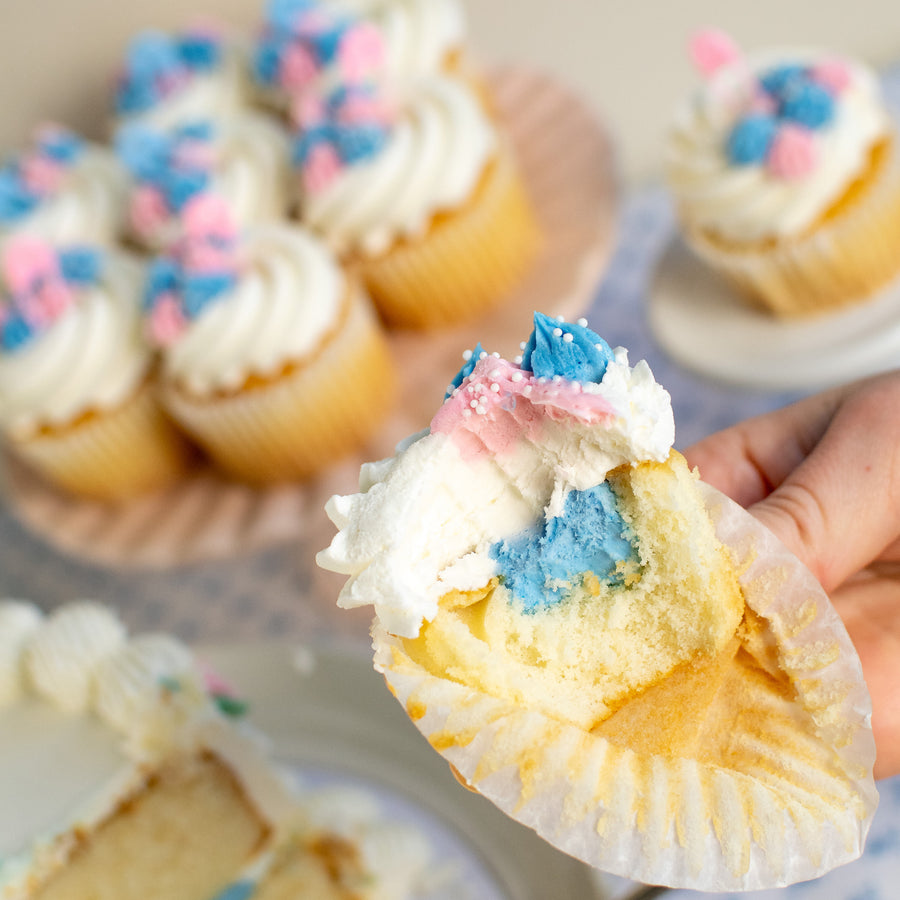Gender Reveal Cupcake Set