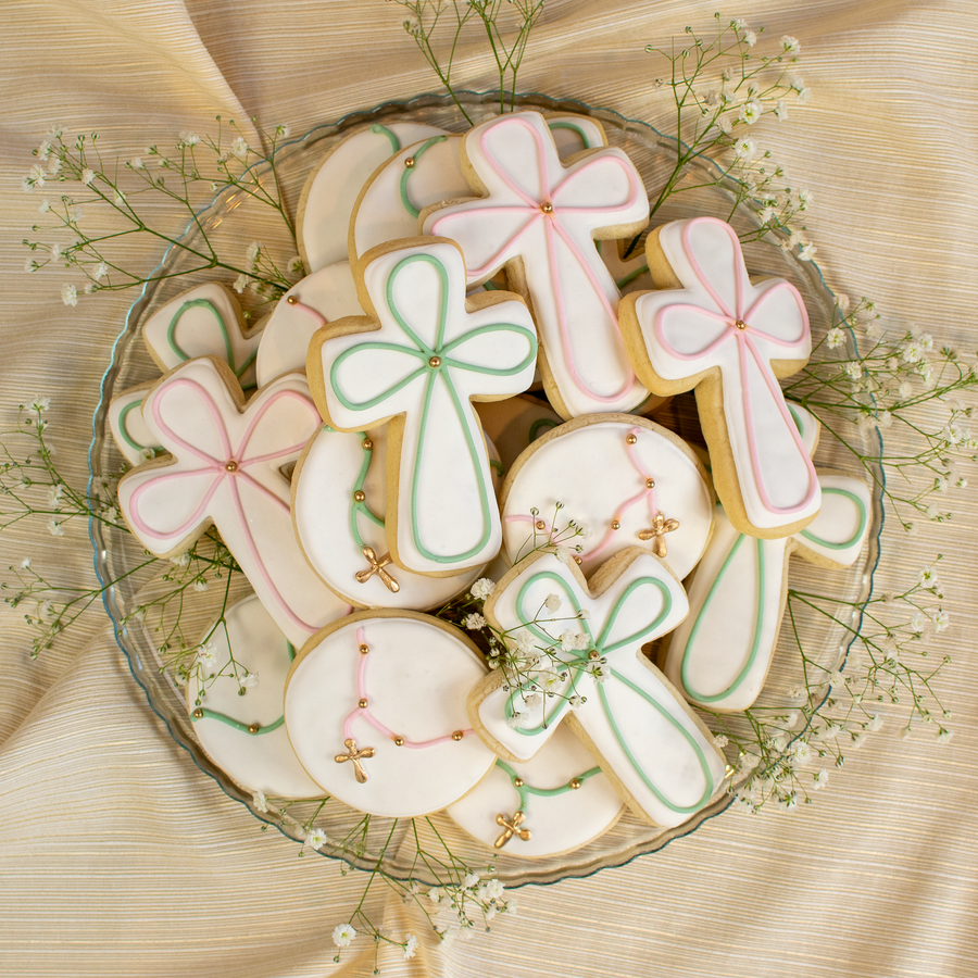First Communion Royal Iced Cookie Set