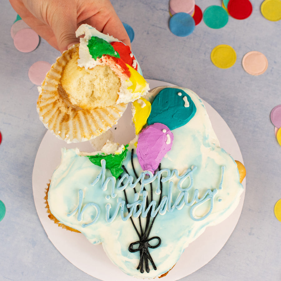 Happy Birthday Pull Apart Cupcake Set