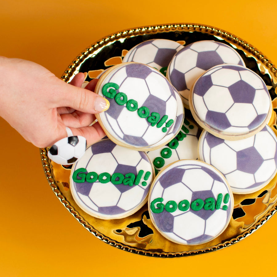 Soccer Royal Iced Cookie Set