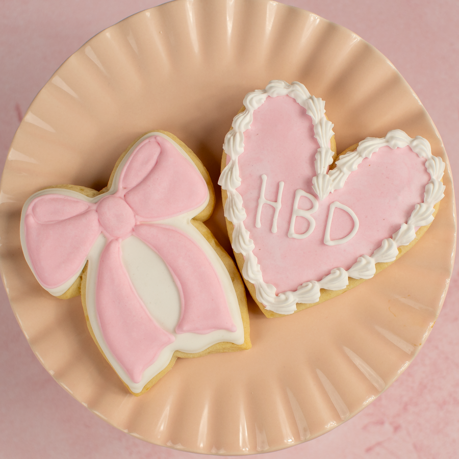 Coquette Birthday Royal Iced Cookie Set