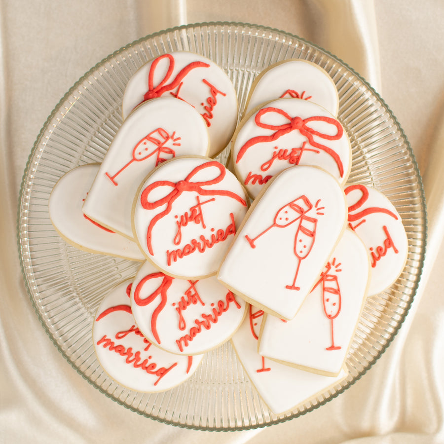 Wedding Celebration Royal Iced Cookie Set