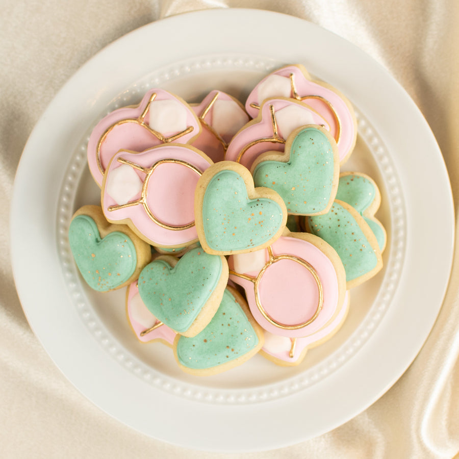 Mini Bridal Royal Iced Cookie Set