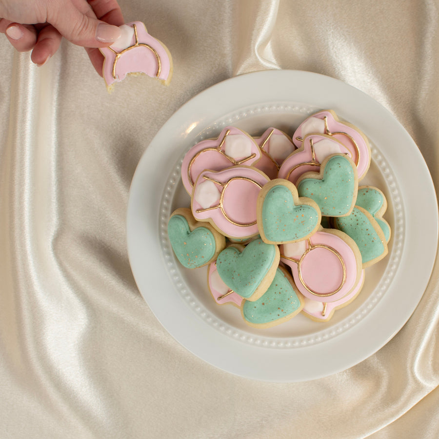 Mini Bridal Royal Iced Cookie Set