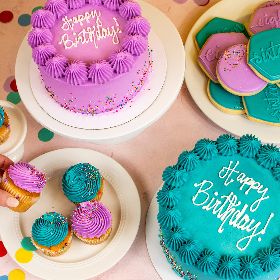 Birthday Sprinkle Royal Iced Cookie Set