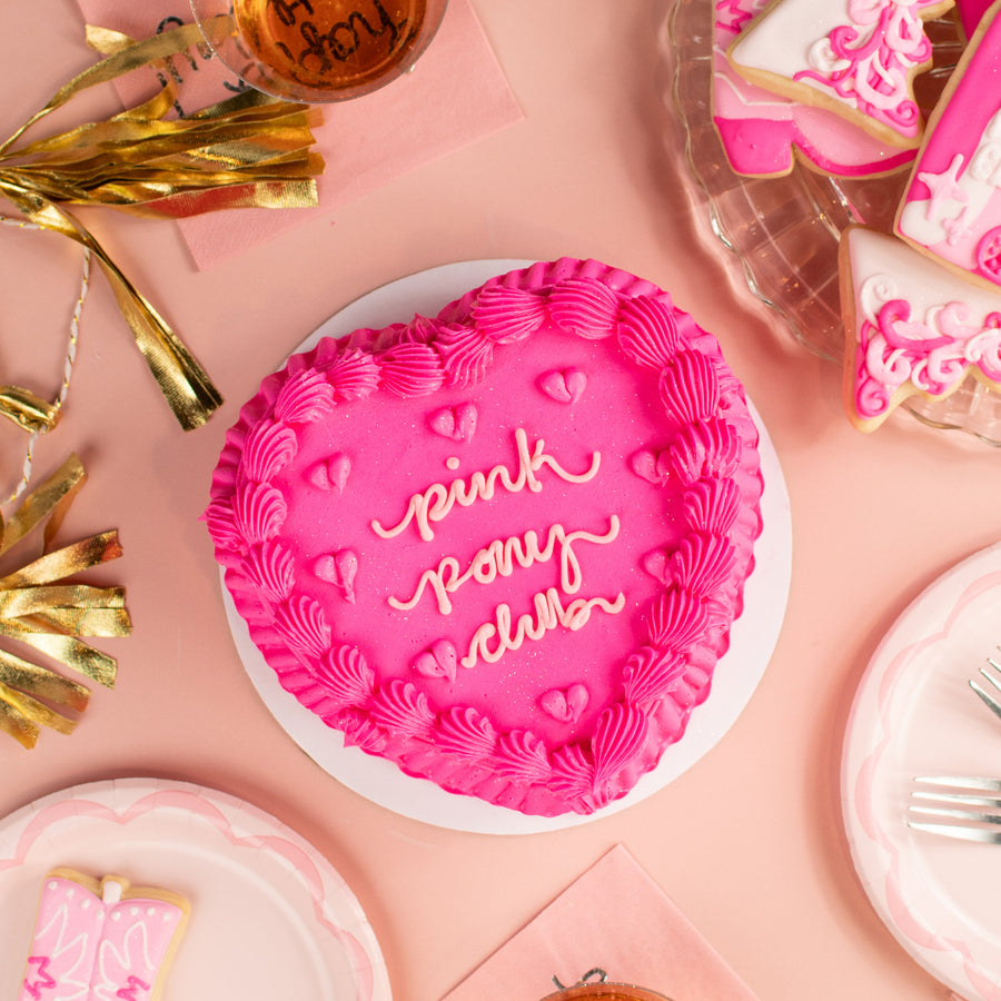 Pink Pony Club Cake