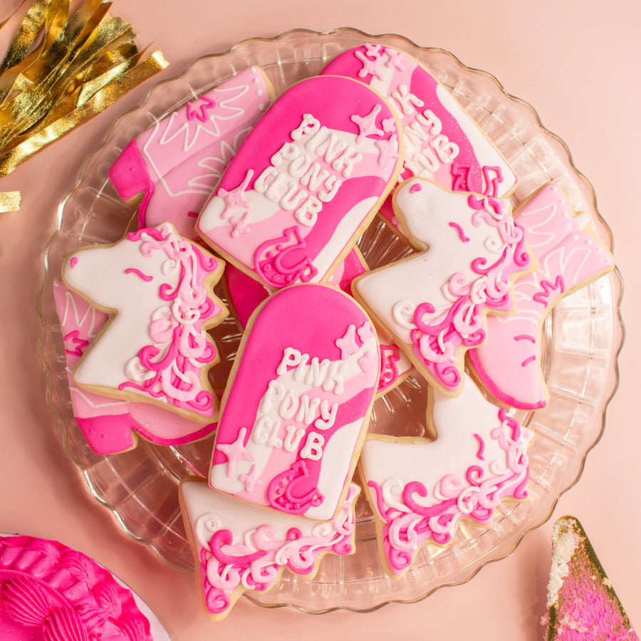 Pink Pony Club Royal Iced Cookie Set