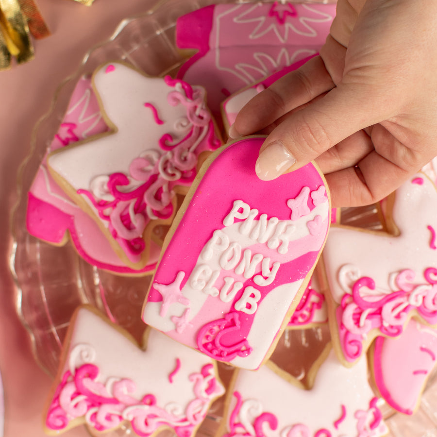 Pink Pony Club Royal Iced Cookie Set