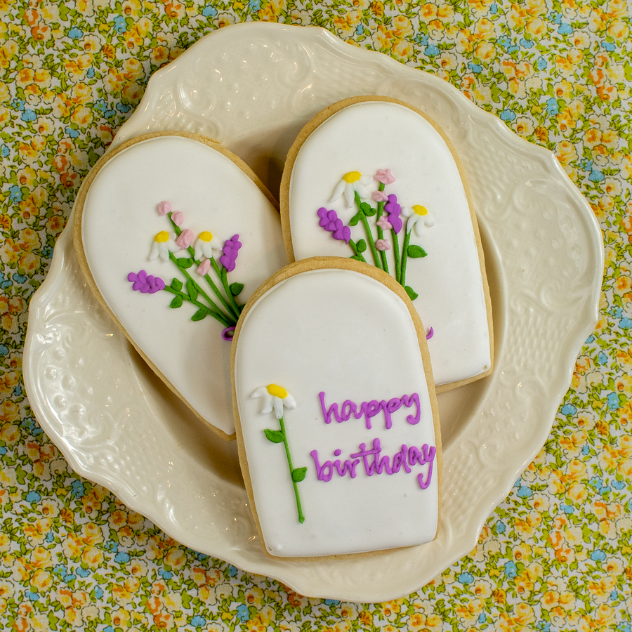 Wildflower Royal Iced Cookie Set
