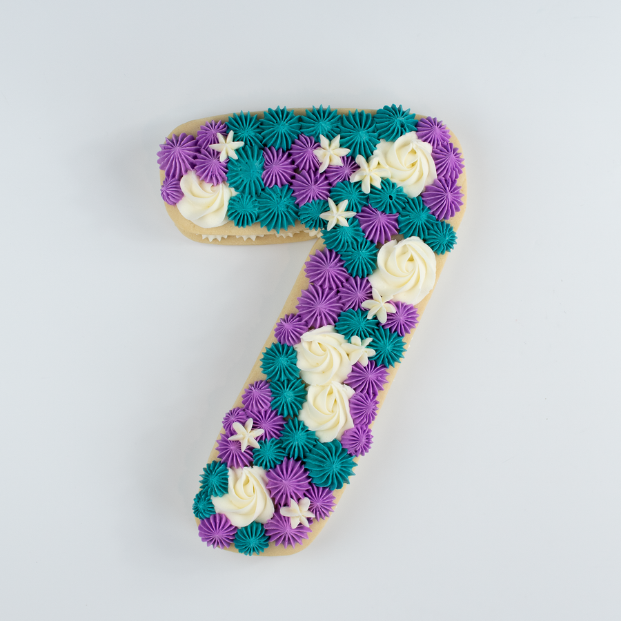 Number Cookie Cake