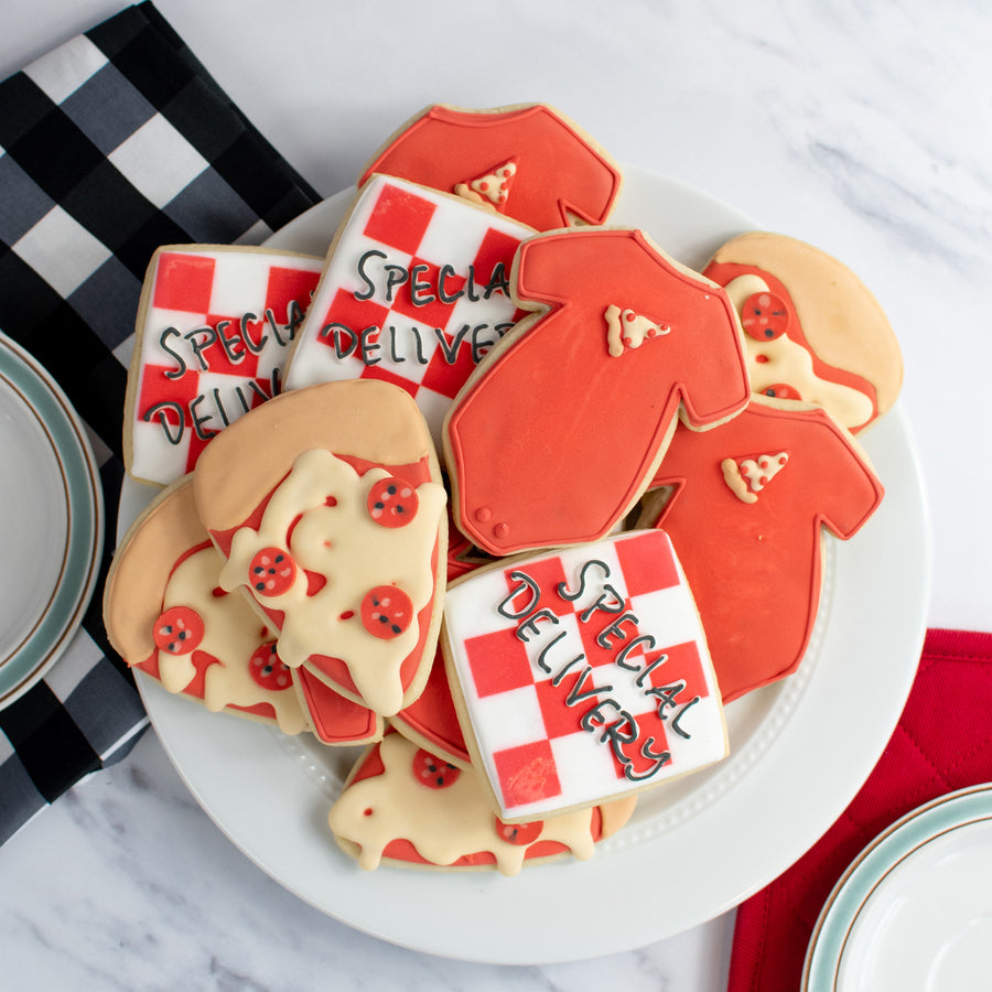 Pizza Baby Royal Iced Cookie Set
