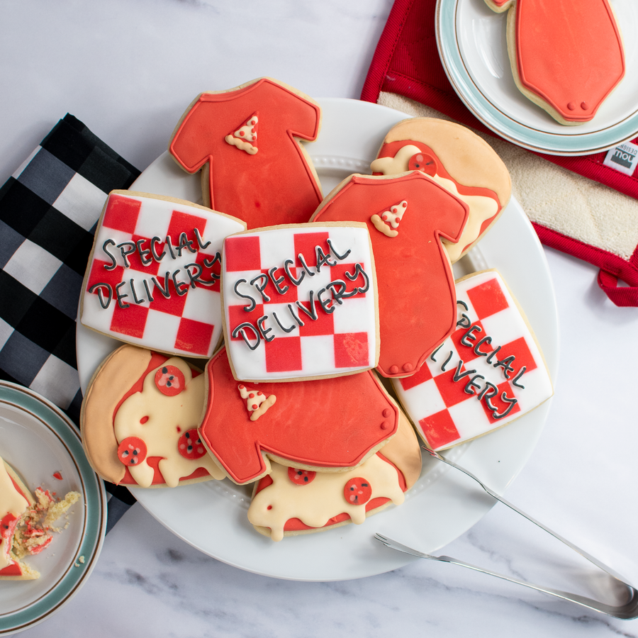 Pizza Baby Royal Iced Cookie Set