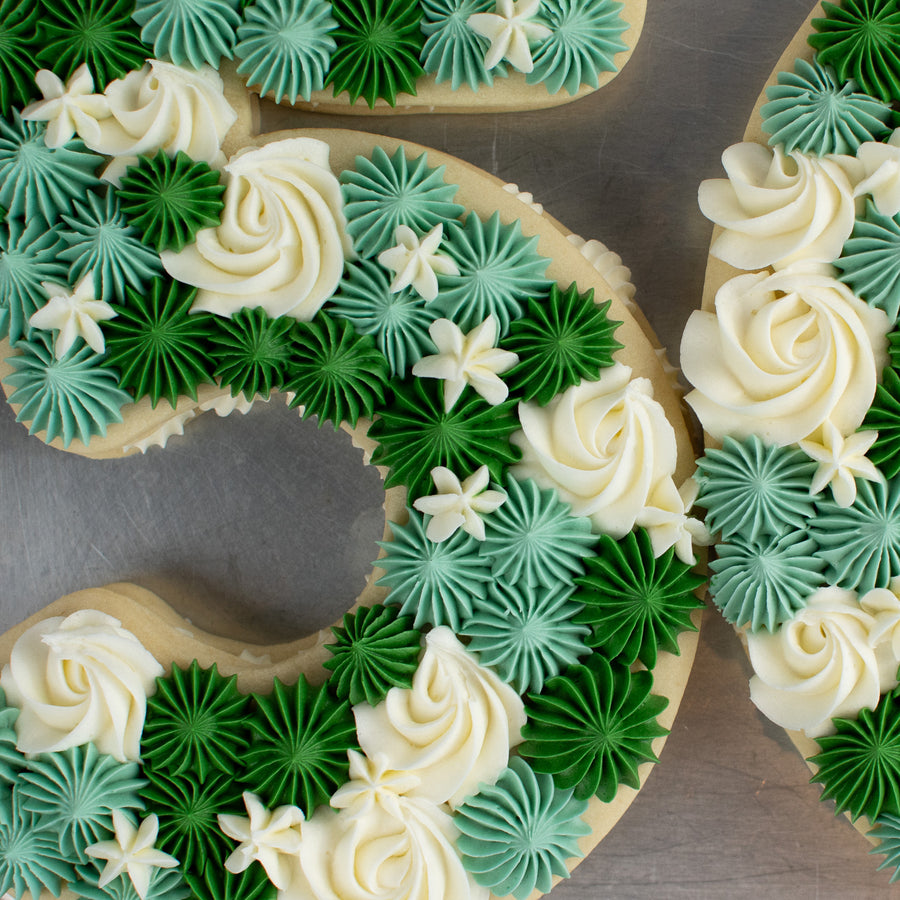 Number Cookie Cake