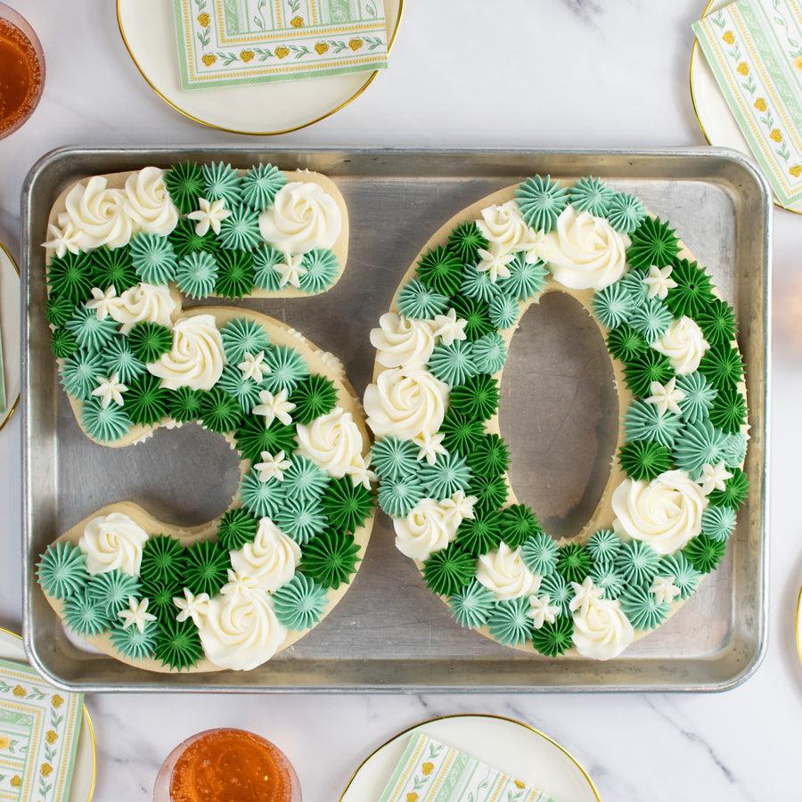 Number Cookie Cake
