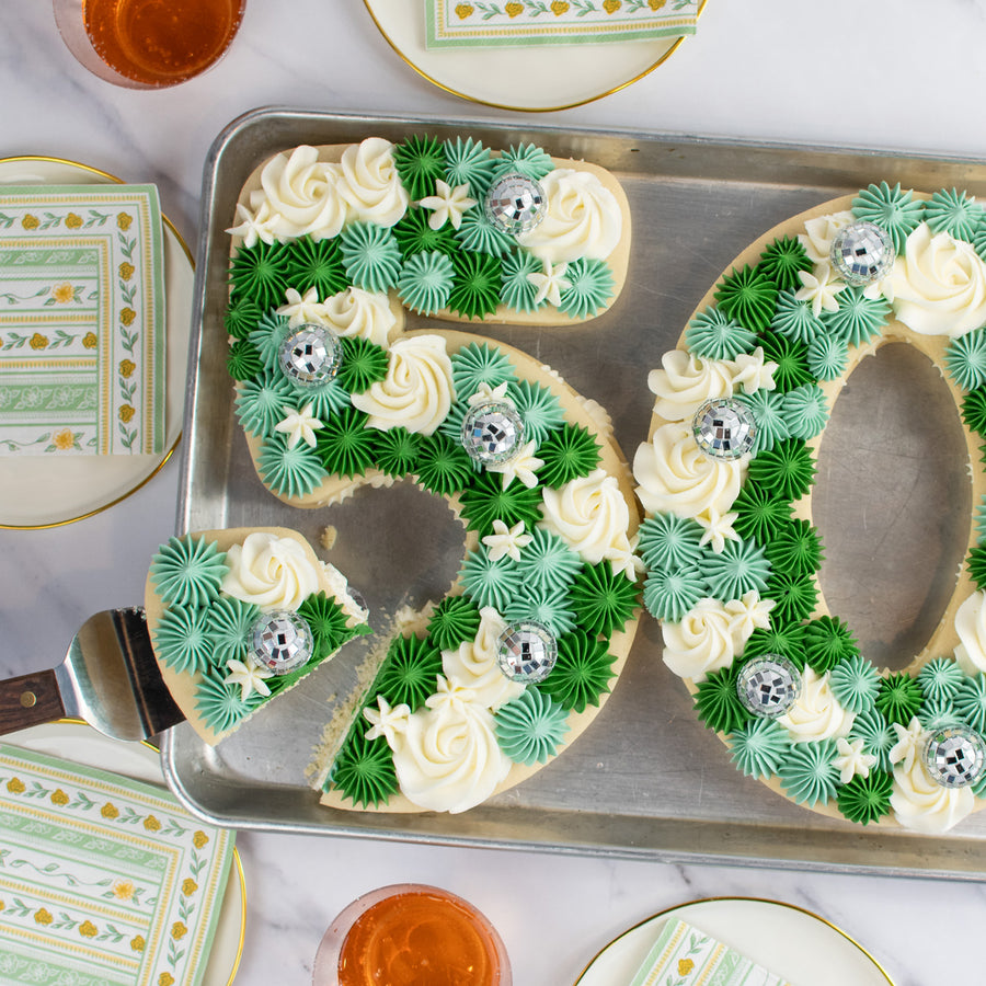 Number Cookie Cake
