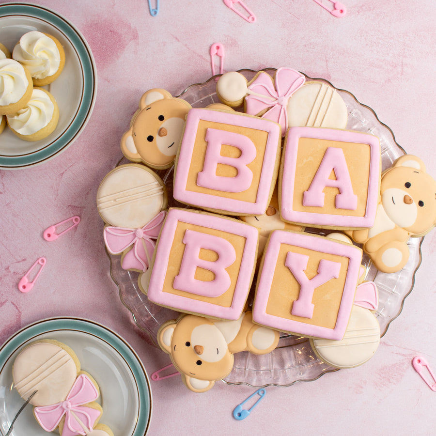 Teddy Bear Royal Iced Cookie Set