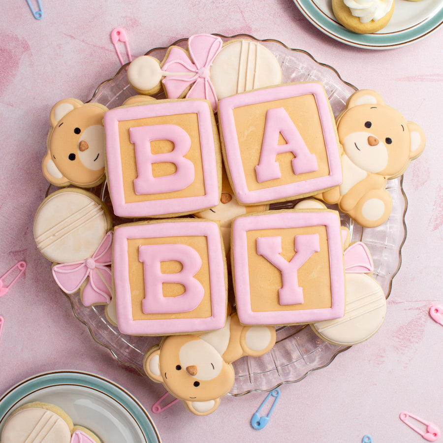 Teddy Bear Royal Iced Cookie Set