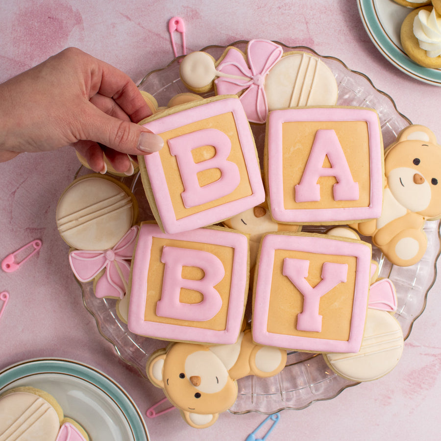 Teddy Bear Royal Iced Cookie Set