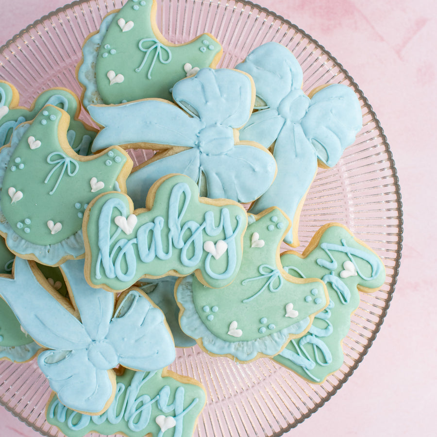 Bibs + Bows Royal Iced Cookie Set