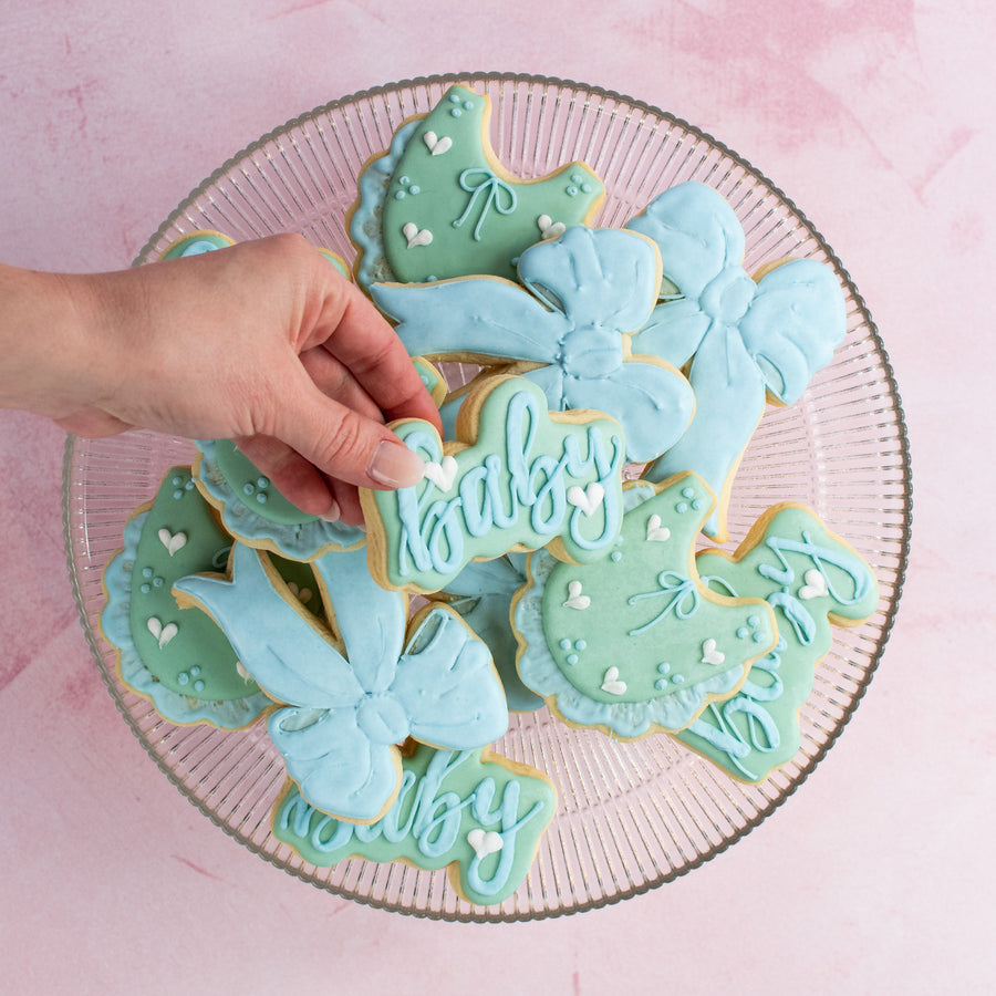 Bibs + Bows Royal Iced Cookie Set