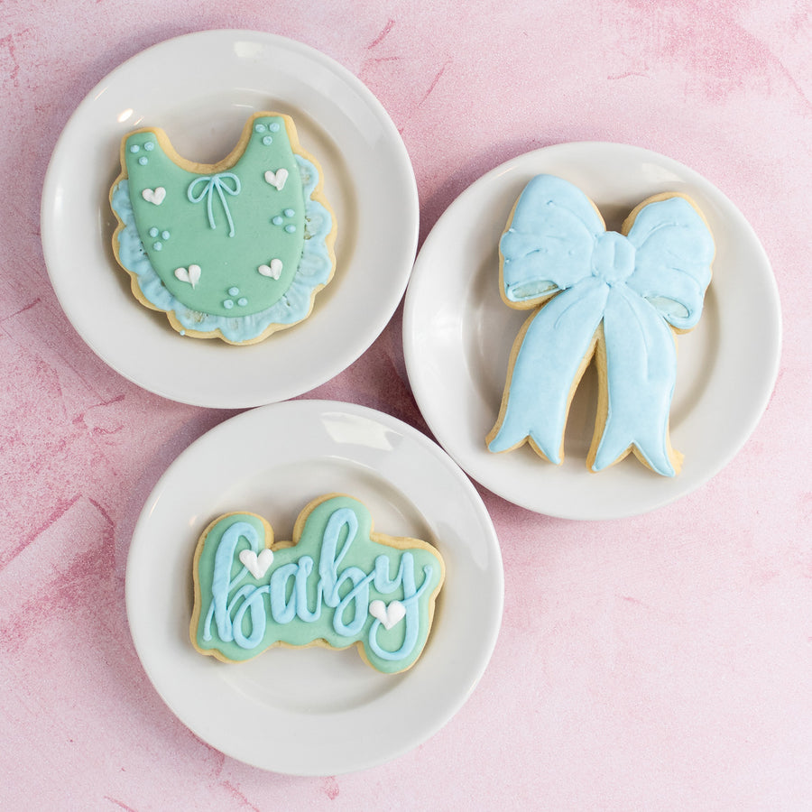Bibs + Bows Royal Iced Cookie Set