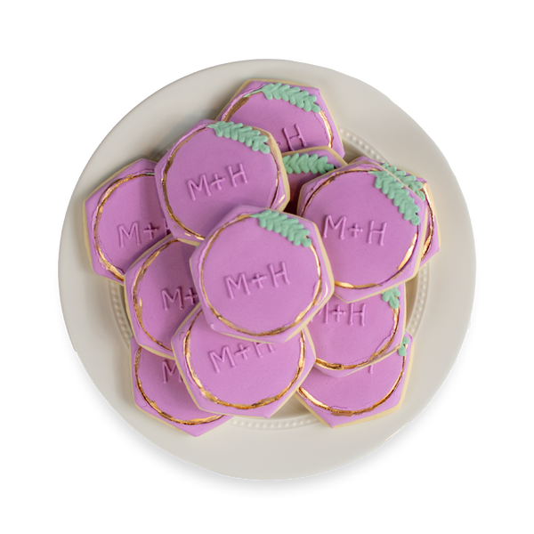 Engagement Royal Iced Cookie Set
