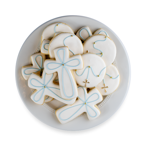 First Communion Royal Iced Cookie Set