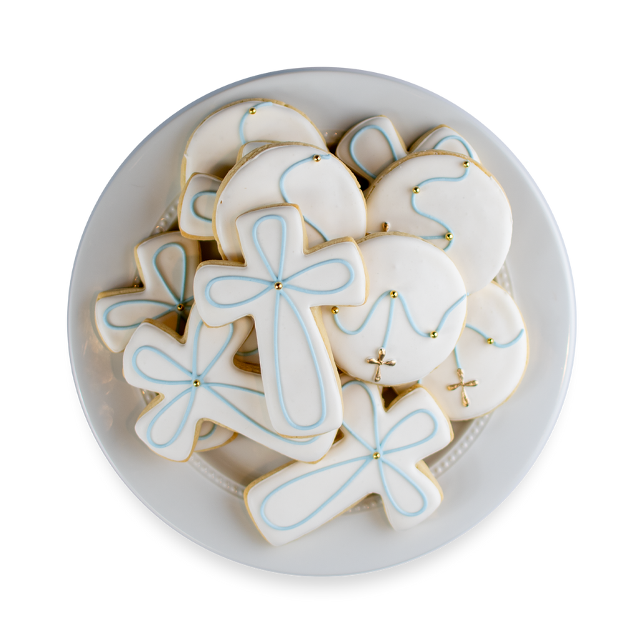 First Communion Royal Iced Cookie Set