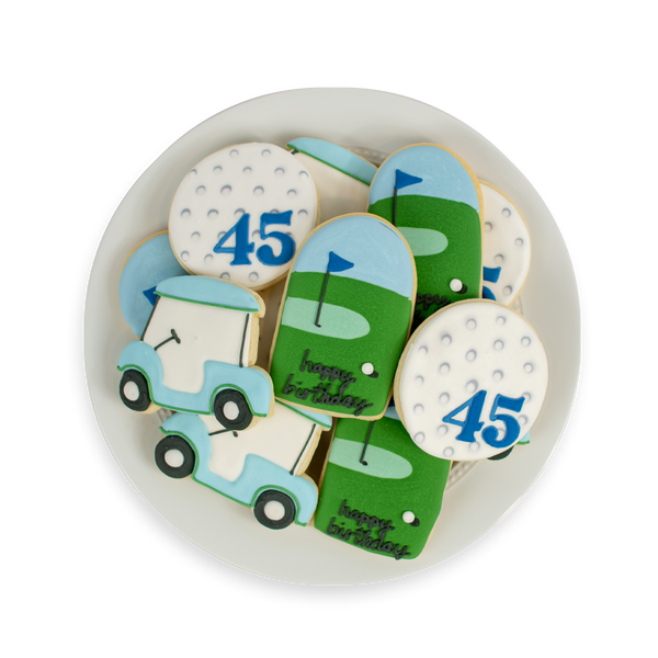 Golf Royal Iced Cookie Set