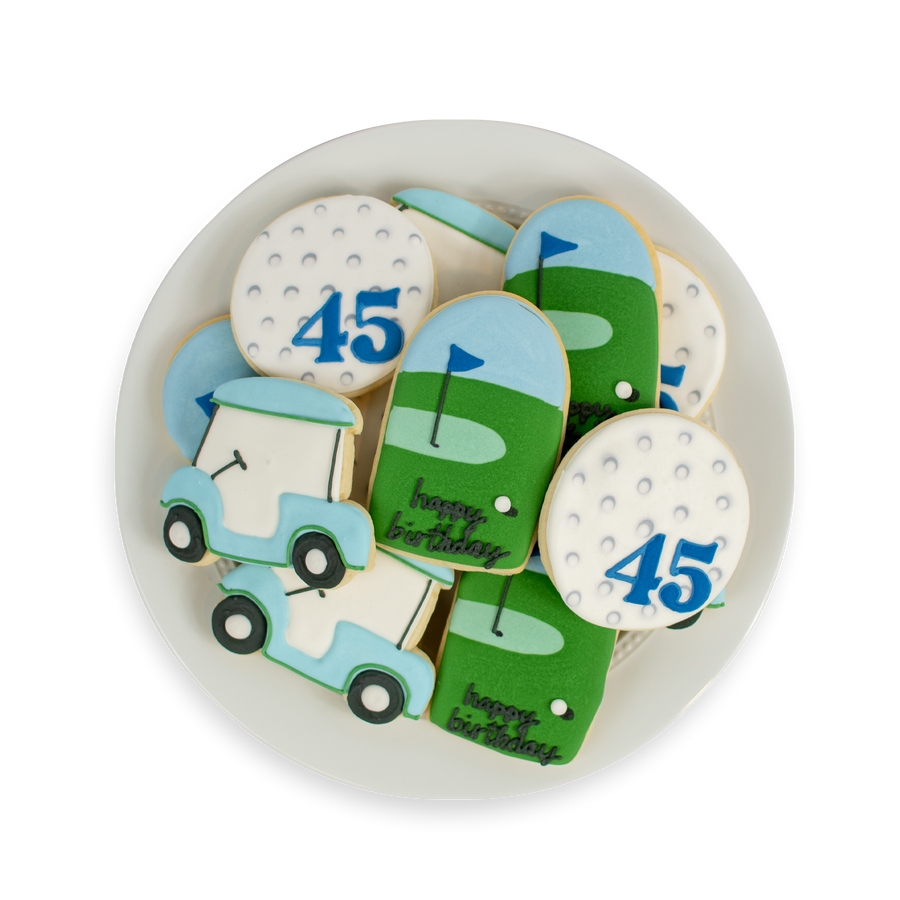 Golf Royal Iced Cookie Set