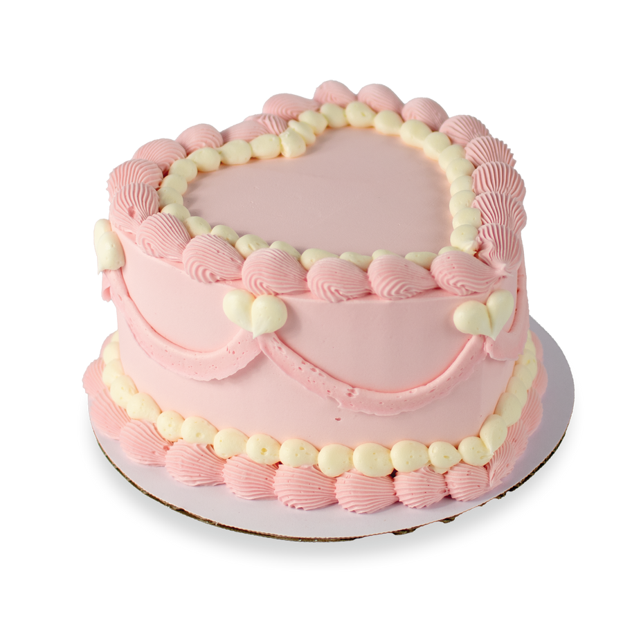 Heart Lambeth Cake