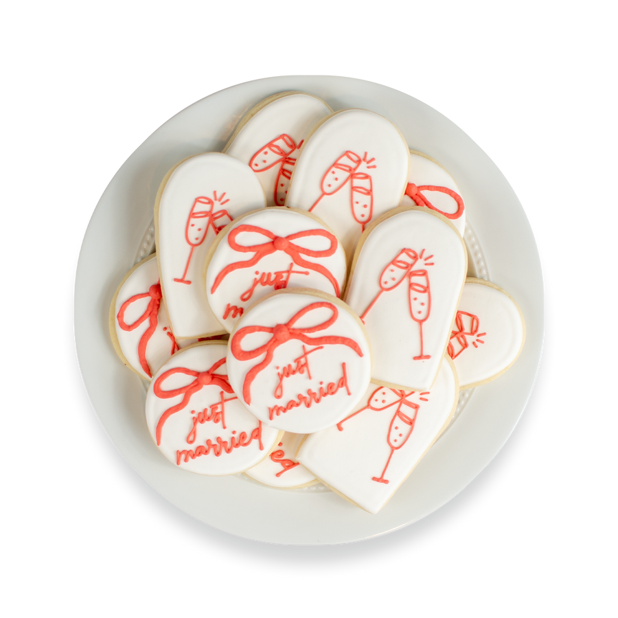 Wedding Celebration Royal Iced Cookie Set