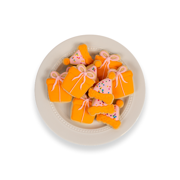 Mini Birthday Party Royal Iced Cookie Set