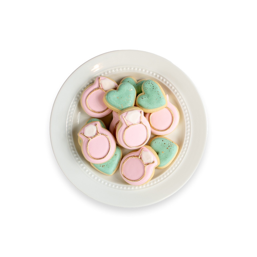 Mini Bridal Royal Iced Cookie Set