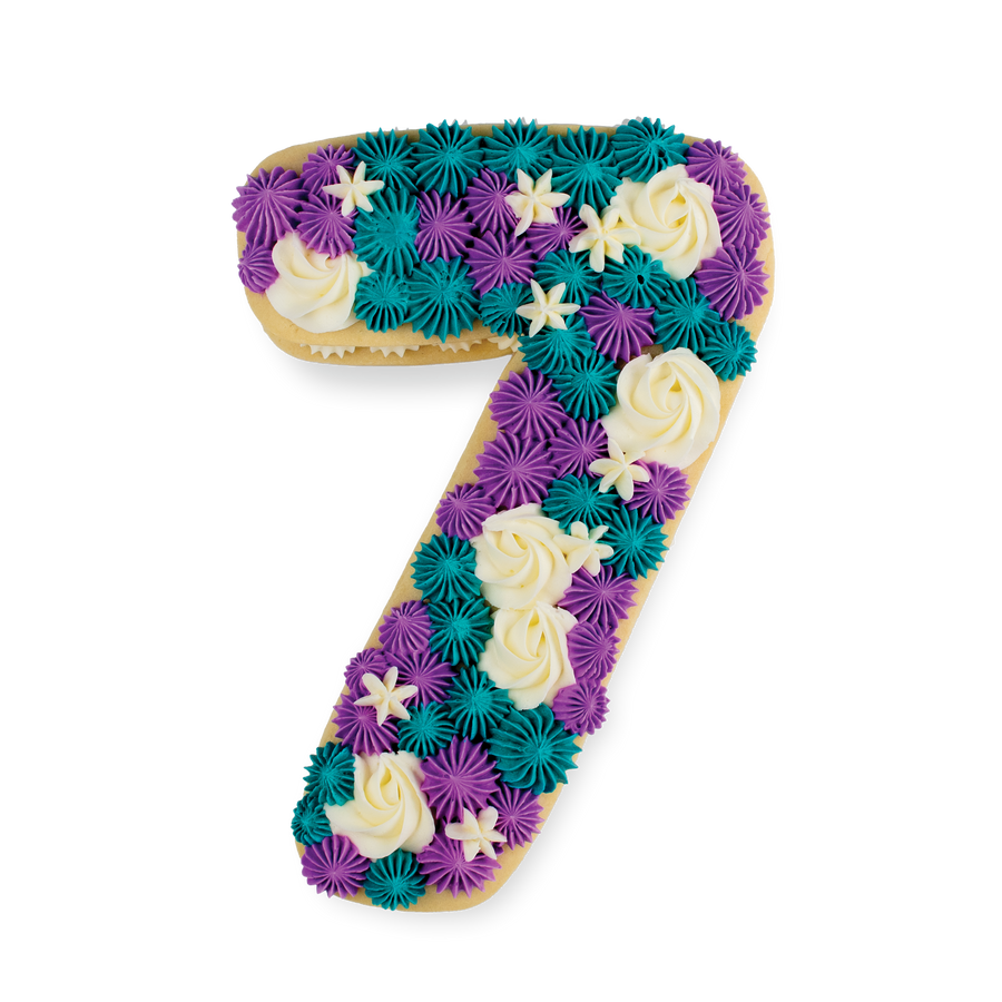 Number Cookie Cake